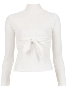 Framed turtle neck sweater