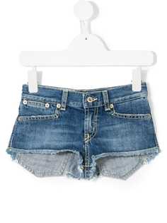 Dondup Kids джинсовые шорты с необработанными краями