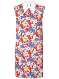 Vivetta платье-рубашка мини с цветочным принтом