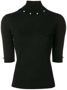 Blumarine джемпер с отделкой на вороте