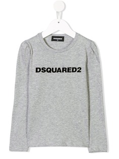 Dsquared2 Kids flocked logo top