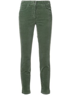 Luisa Cerano velvet slim-fit trousers