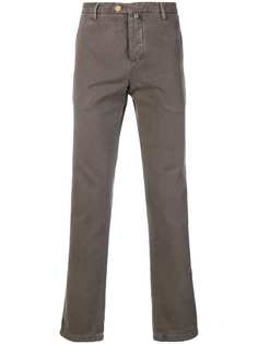 Kiton джинсовые брюки-чинос узкого кроя