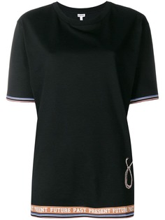 Loewe Past Present Future hem T-shirt