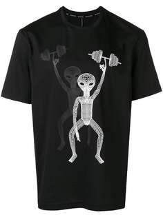 Blackbarrett футболка с принтом инопланетян