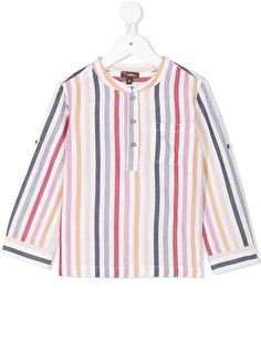Velveteen multi stripe shirt
