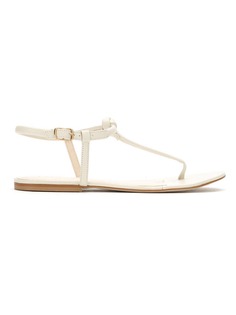 Egrey leather flat sandals