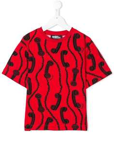 Jeremy Scott Junior футболка с принтом телефонов