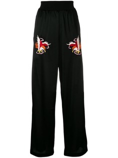 Diesel embroidered flared trousers