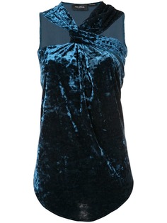 Yigal Azrouel топ с драпировкой