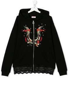 Pinko Kids TEEN zipped hoodie