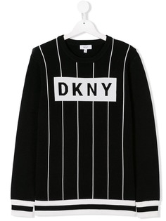 Dkny Kids трикотажный свитер с логотипом