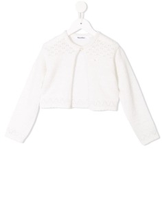 Familiar eyelet knit cardigan