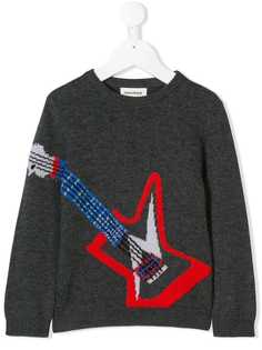 Zadig & Voltaire Kids guitar intarsia jumper