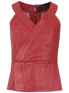 Clé leather top
