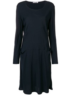 Jil Sander Vintage платье свитер с длинными рукавами