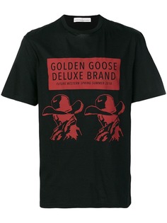 Golden Goose Deluxe Brand футболка с принтом логотипа