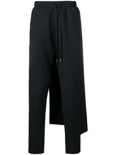 Alchemy dropped crotch track trousers