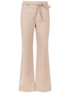 Egrey tie detail flared pants