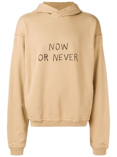 Haider Ackermann худи с принтом в виде слогана спереди