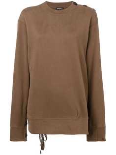 Ann Demeulemeester толстовка модели "оверсайз"