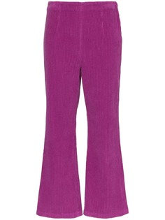 Mara Hoffman вельветовые брюки с завышенной талией