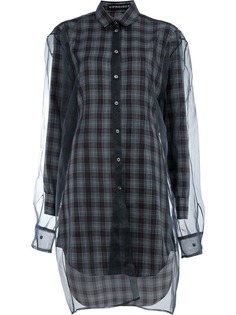 Y / Project checked shirt dress