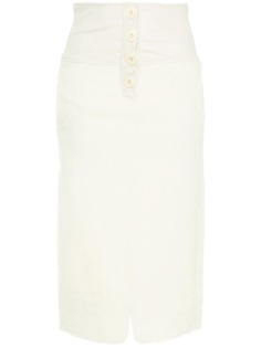Lemaire юбка с завышенной талией