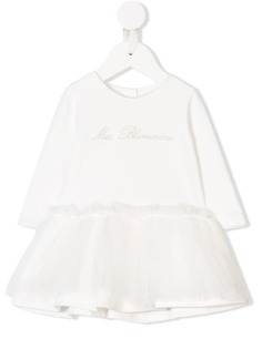 Miss Blumarine платье с юбкой из тюля