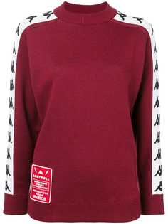 Kappa трикотажный свитер с контрастными боковым панелями