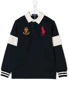 Ralph Lauren Kids рубашка-поло с длинными рукавами