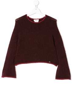 Pinko Kids свитер с закругленным подолом
