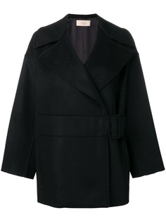 Maison Flaneur двубортное пальто с поясом