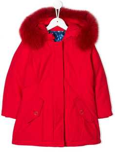 Freedomday Junior padded fur trimmed coat