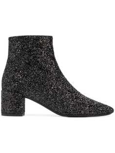 Saint Laurent ботильоны Lou с пайетками