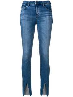 J Brand укороченные облегающие джинсы