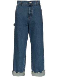 Ader Error широкие джинсы с подворотами