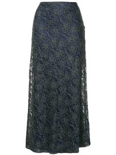 Comme Des Garçons Vintage юбка с цветочным кружевом