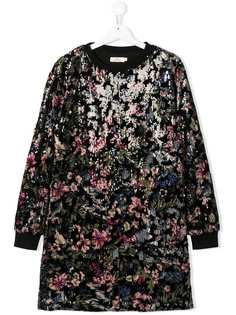 Andorine Teen sequinned sweater dress