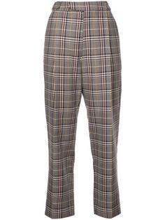 Monse plaid high waisted trousers