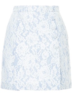 MSGM кружевная юбка-мини А-образного силуэта
