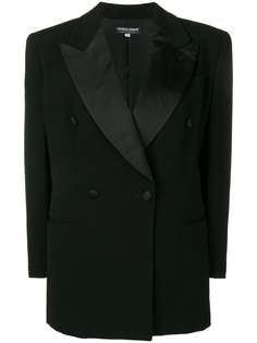 Giorgio Armani Vintage блейзер со структурированными плечами в стиле 1990-х