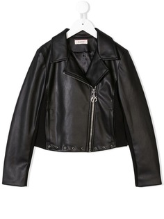 Pinko Kids куртка с отделкой люверсами TEEN