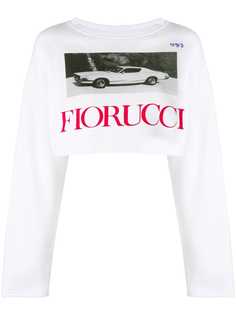 Fiorucci укороченный джемпер с логотипом