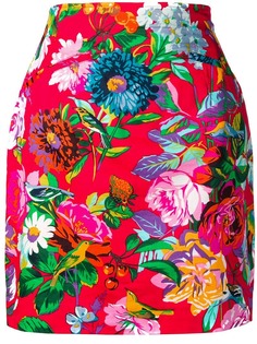 Kenzo Vintage юбка с цветочным принтом