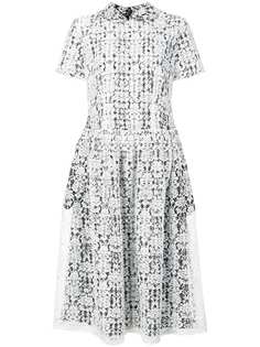 Comme Des Garçons Vintage многослойное кружевное платье миди