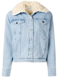 FRAME джинсовая куртка с меховой подкладкой