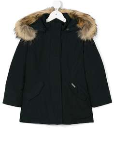 Woolrich Kids пуховик с капюшоном