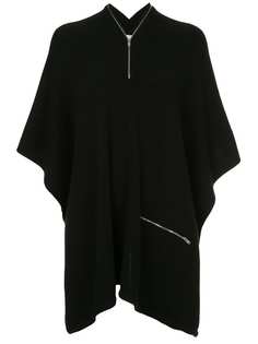 Sonia Rykiel кашемировое пончо в стиле оверсайз