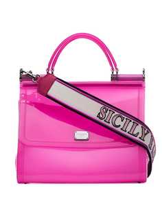 Dolce & Gabbana прозрачная сумка на плечо Sicily из ПВХ